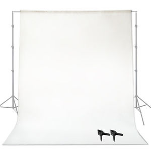 9ft. White Seamless Backdrop