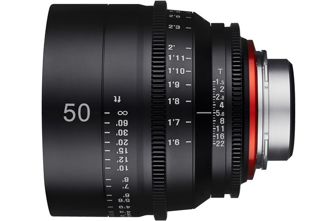 Xeen 50mm Prime Lens T 1.5