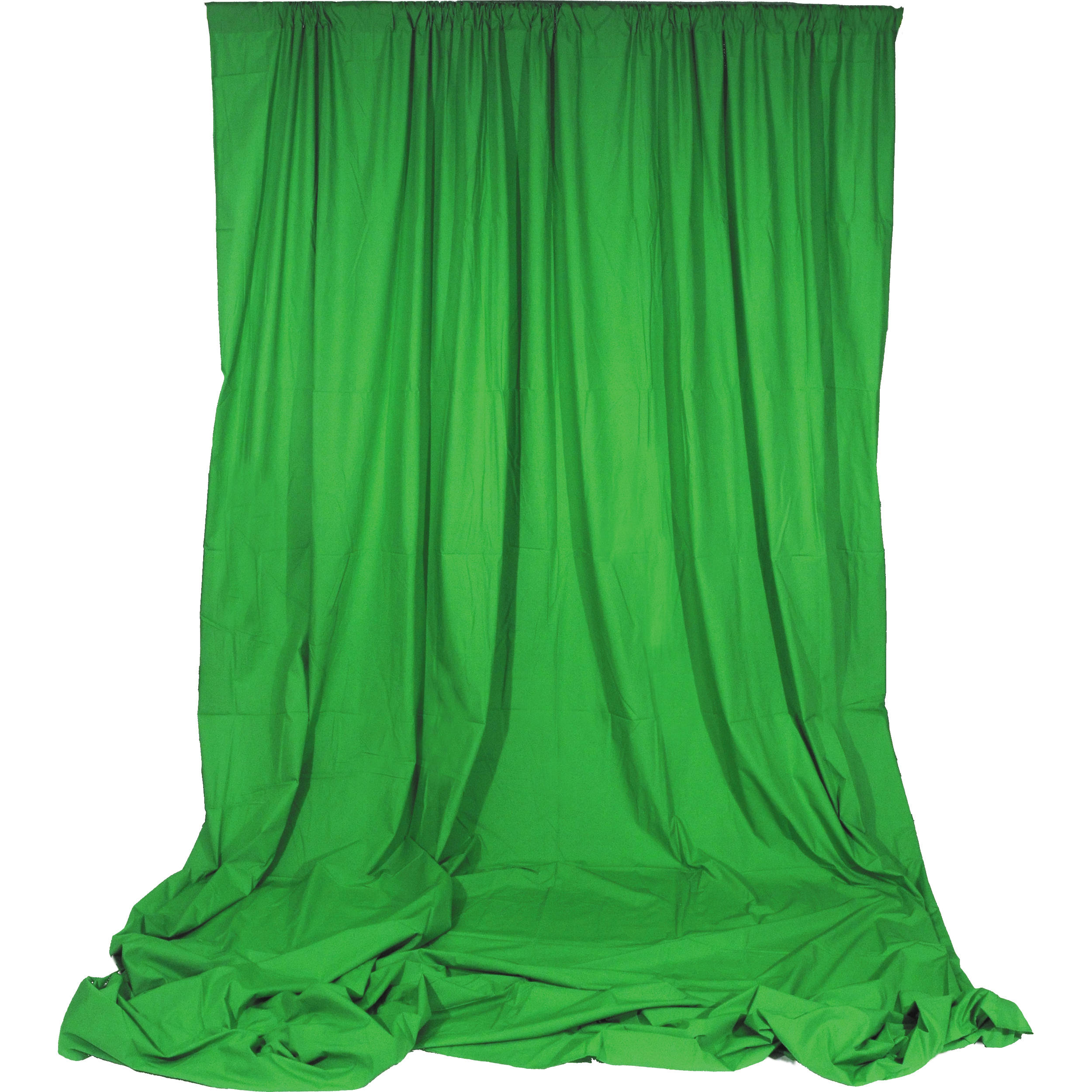 10 X 10 Angler Green Chroma Key Muslin Fabric